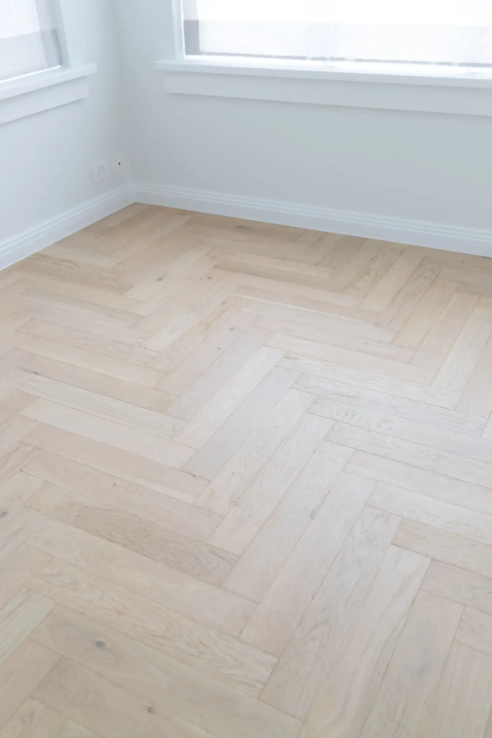 Eastern Project - herringbone oak flooring detail