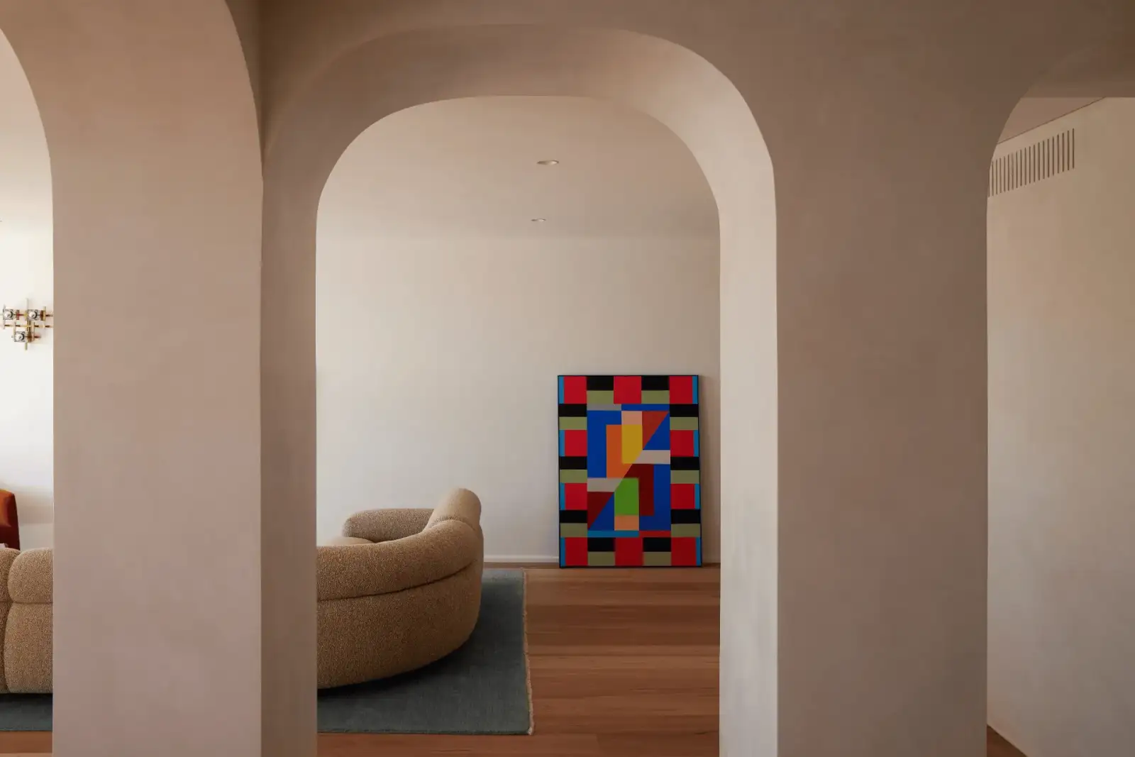Sutherland Project - architectural archway and artwork