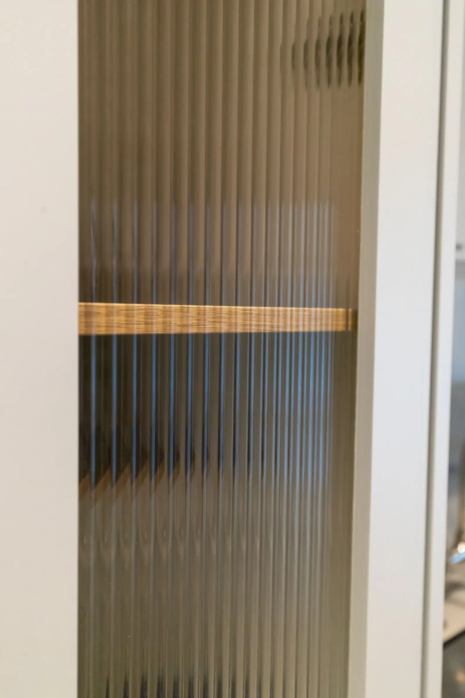Eastern Project - fluted glass door joinery detail